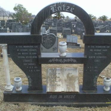 KOTZE Alwyn Bernardus 1913-1992 &amp; Susara Wilhelmina HARDING 1921-1979