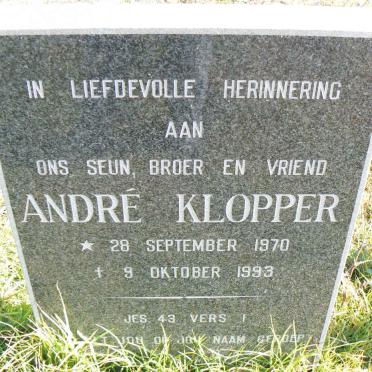 KLOPPER Andre 1970-1993