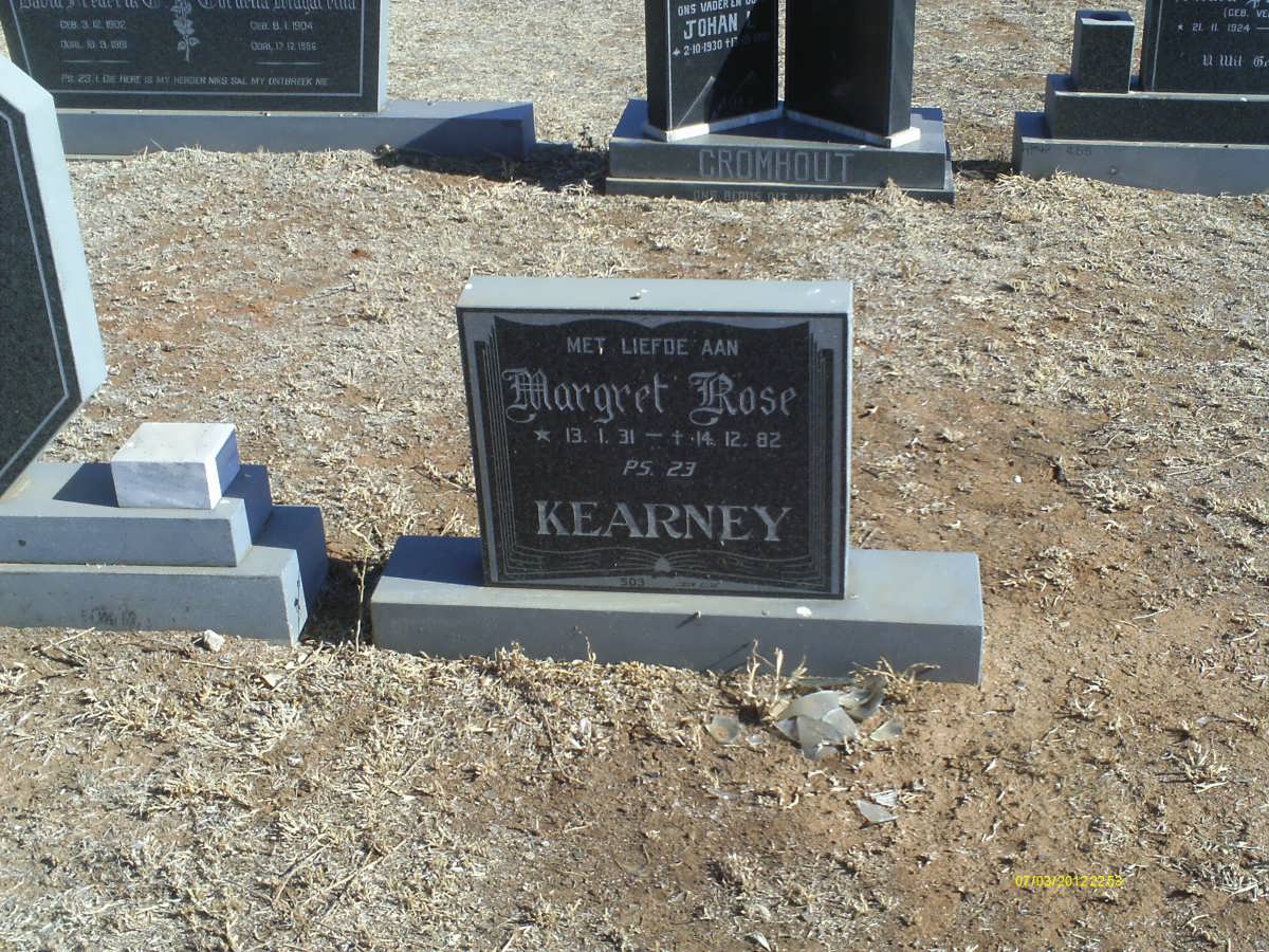 KEARNEY Margret Rose 1931-1982