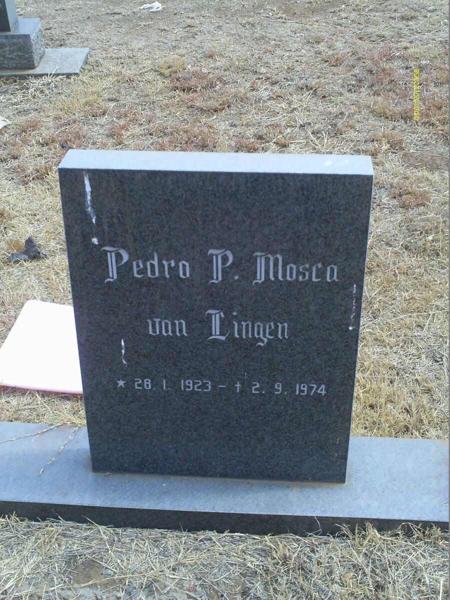 LINGEN Pedro P. Mosca, van 1923-1974