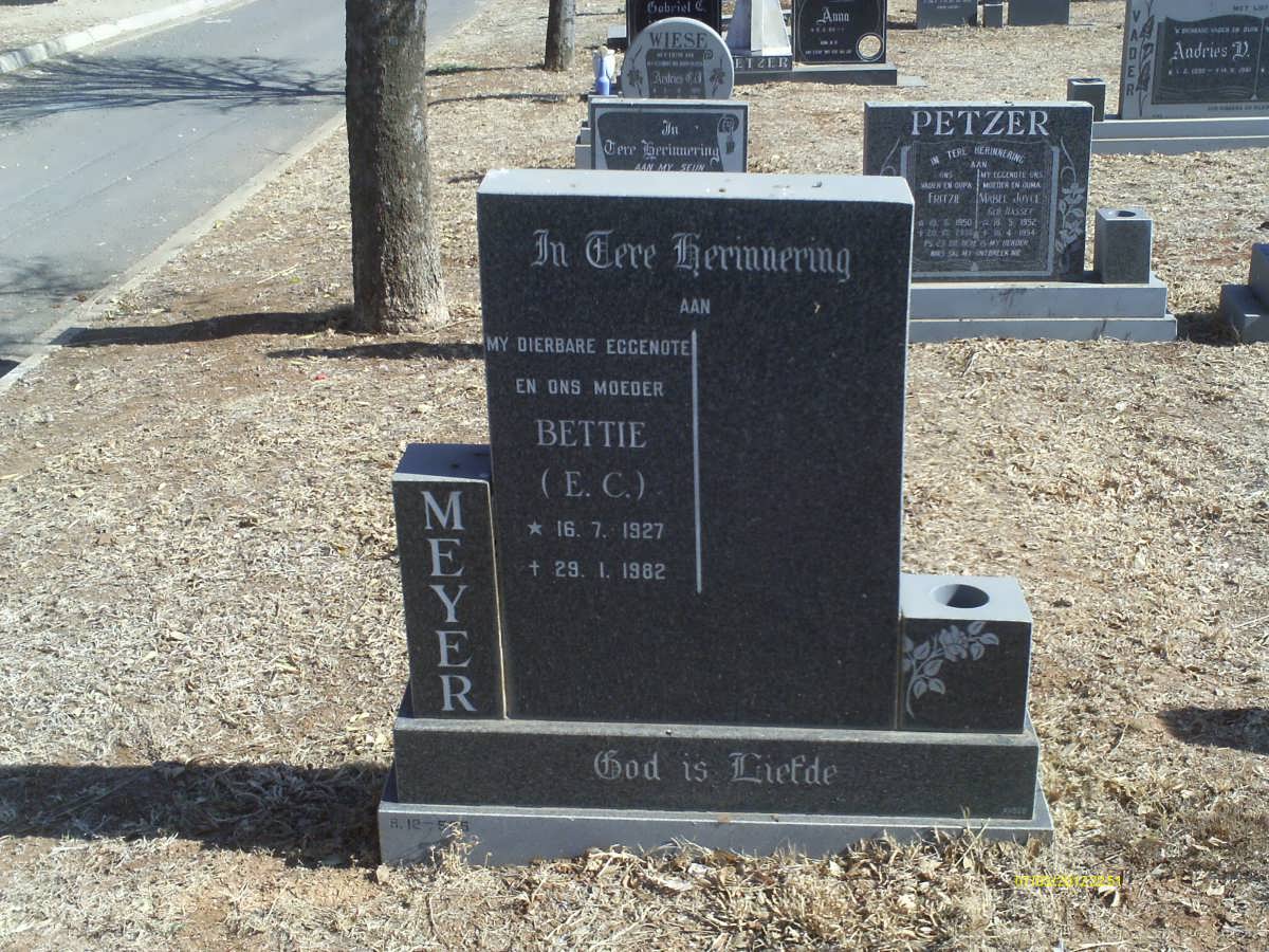 MEYER E.C. 1927-1982