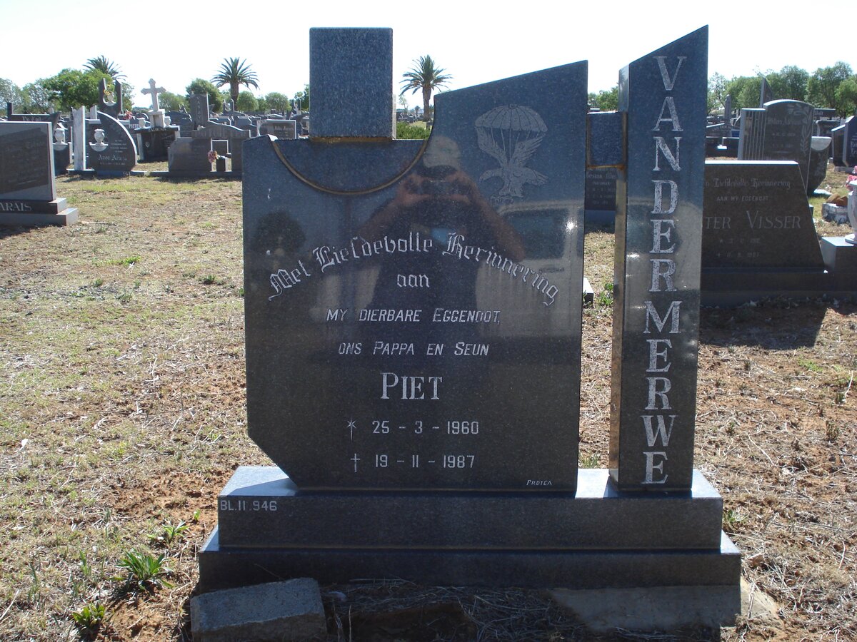 MERWE Piet, van der 1960-1987