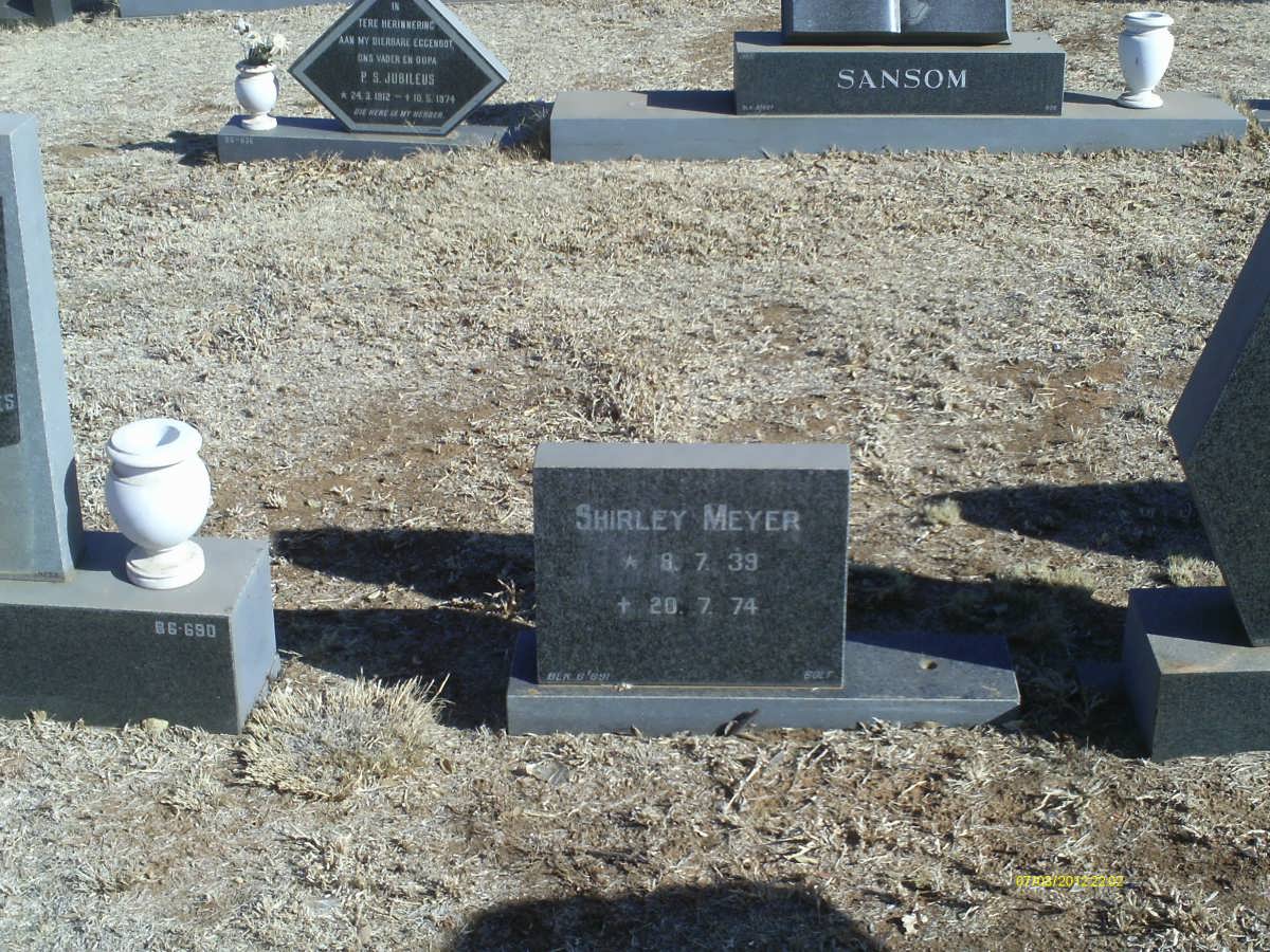 MEYER Shirley 1939-1974