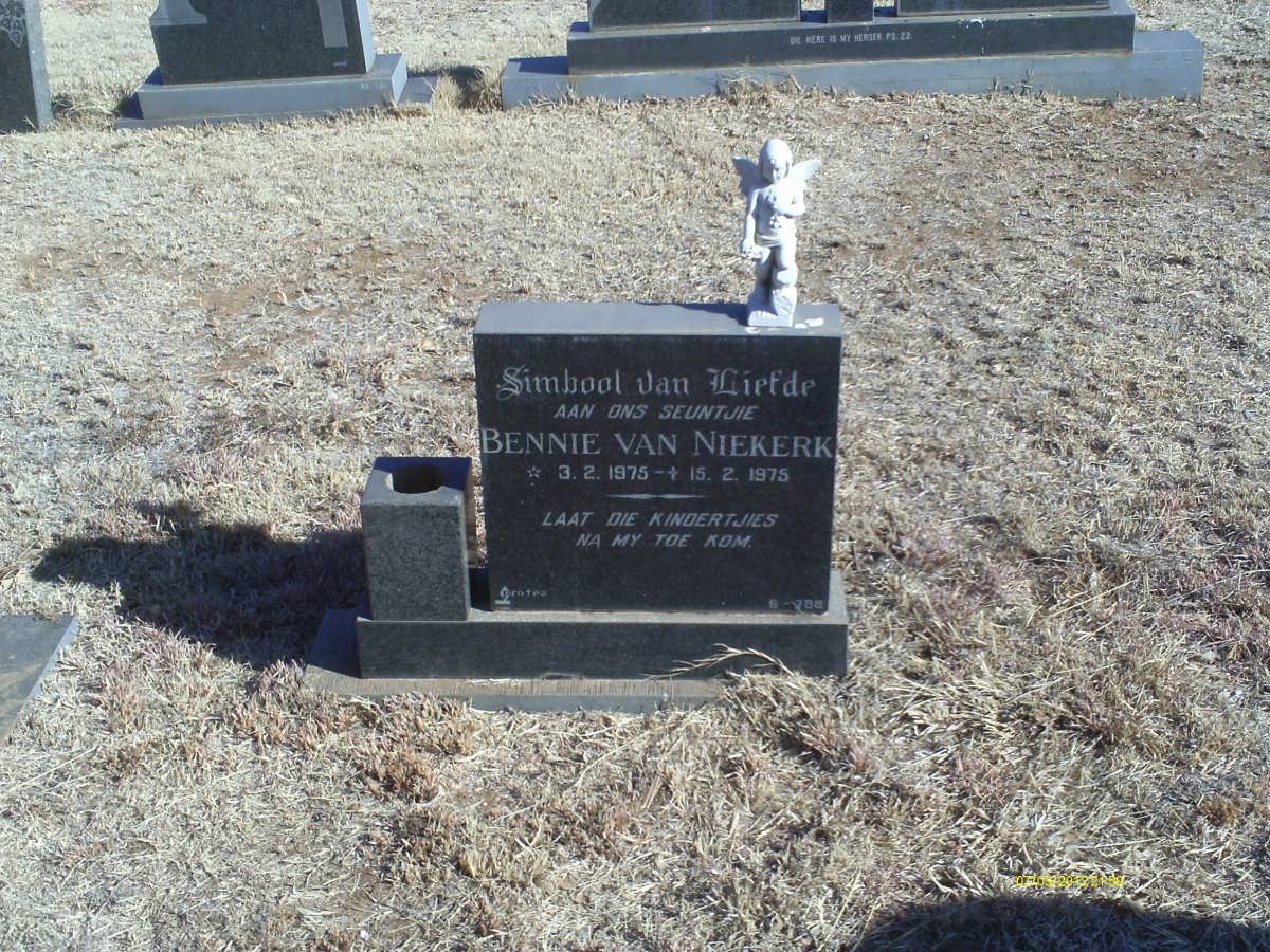 NIEKERK Bennie, van 1975-1975