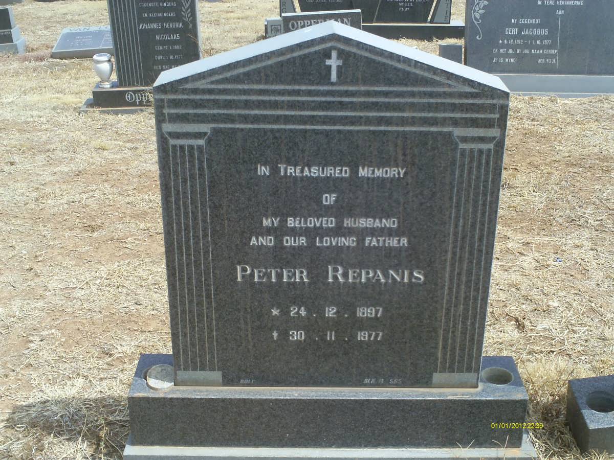 REPANIS Peter 1897-1977