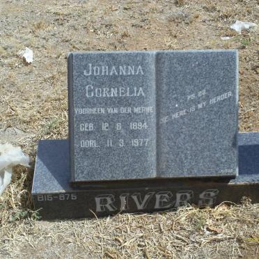 RIVERS Johanna Cornelia 1894-1977