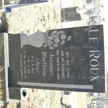 ROUX Johannes Marthinus, le 1923-1991