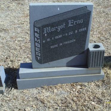 REMBERT Margo Erna 1930-1985