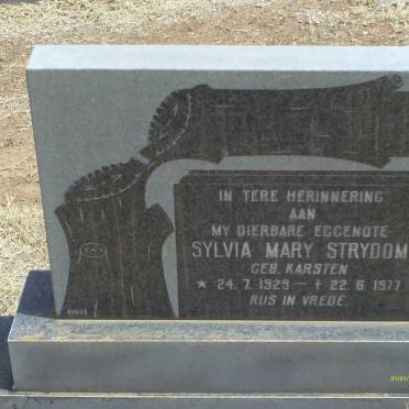STRYDOM Sylvia Mary nee KARSTEN 1929-1977
