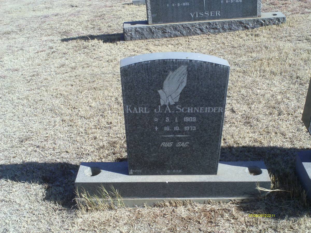 SCHNEIDER Karl J.A. 1909-1973