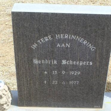 SCHEEPERS Hendrik 1929-1977