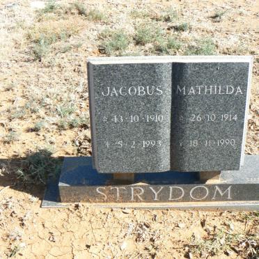 STRYDOM Jacobus 1910-1993 &amp; Mathilda 1914-1990