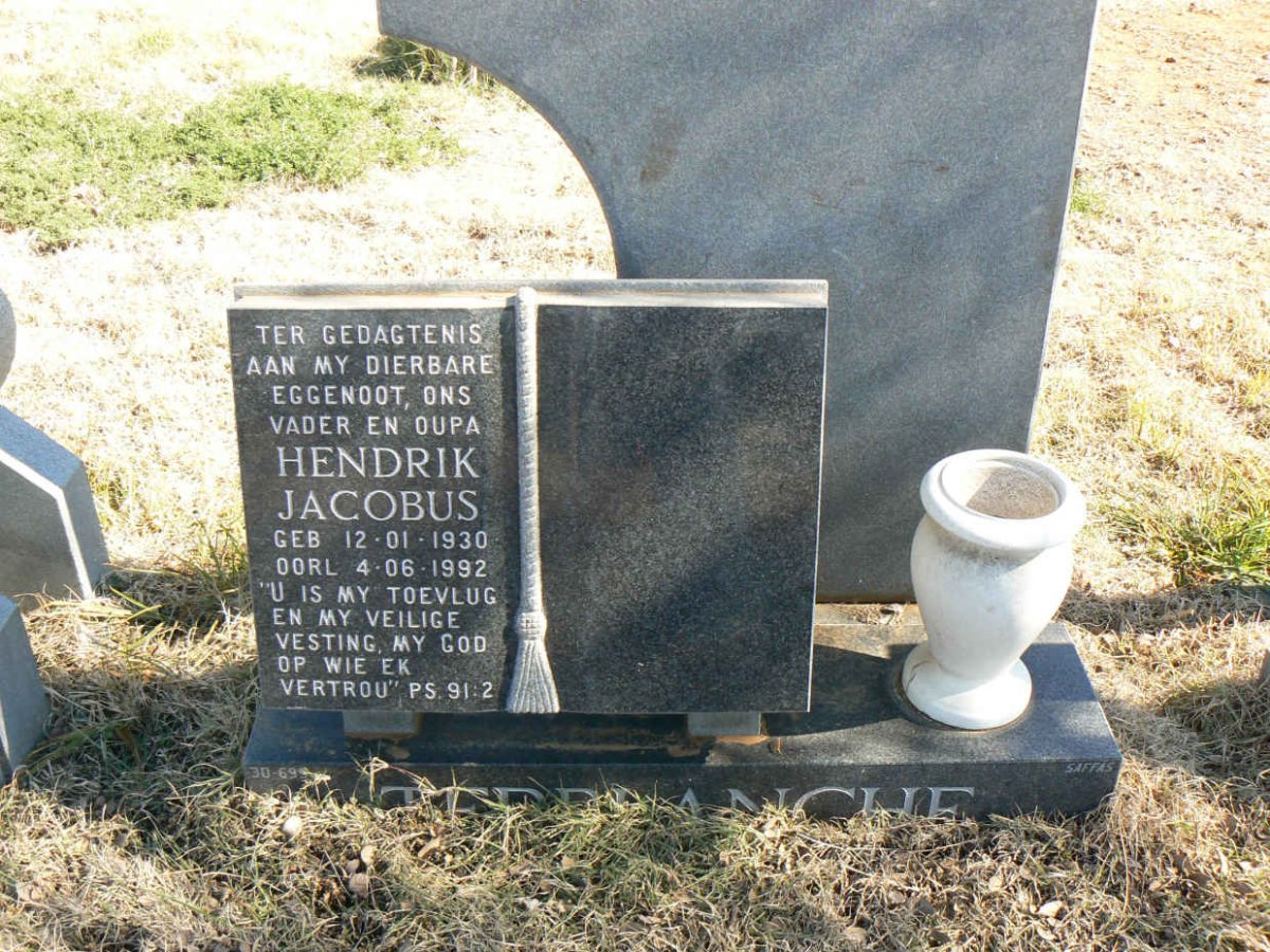 TERBLANCHE Hendrik Jacobus 1930-1992