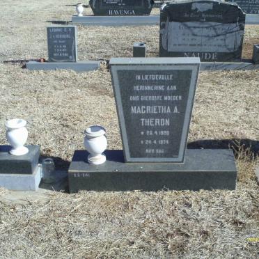 THERON Magrietha A. 1928-1974