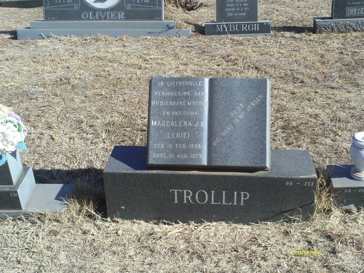 TROLLIP Magdalena J.C. 1938-1973