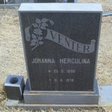 VENTER Johanna Herculina 1898-1978