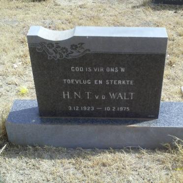 WALT H.N.T., v.d. 1923-1975