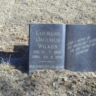 WILKEN Lourens Jacobus 1903-1974