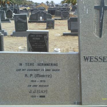 WESSELS K.P. 1914-1975 &amp; J.J. 1919-