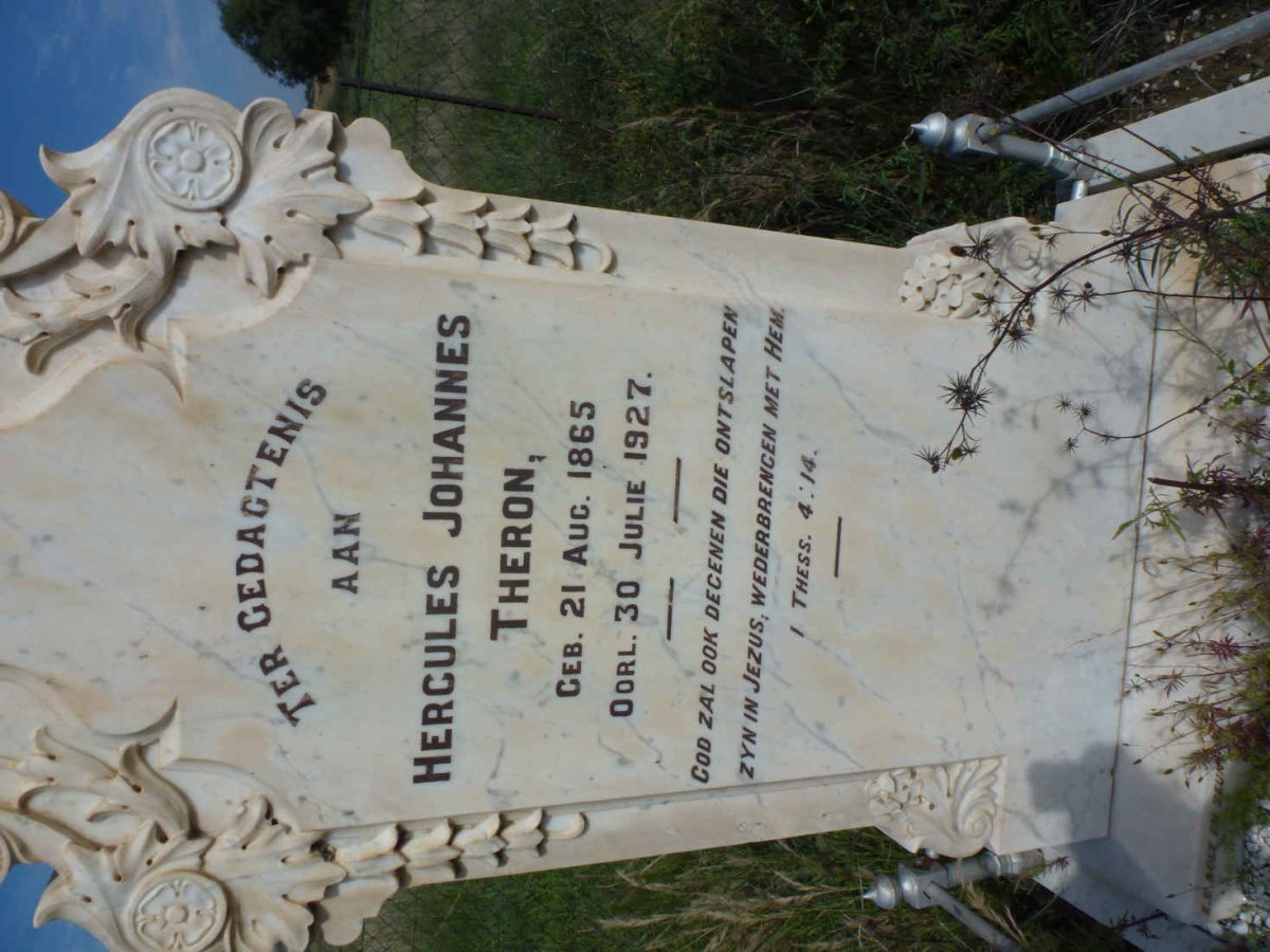 THERON Hercules Johannes 1865-1927