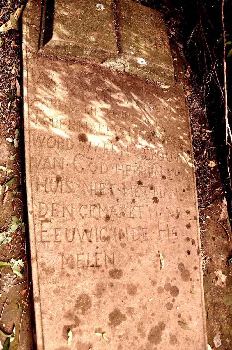 MERWE Johanna Catharina, v.d. nee THERON 1852-1889