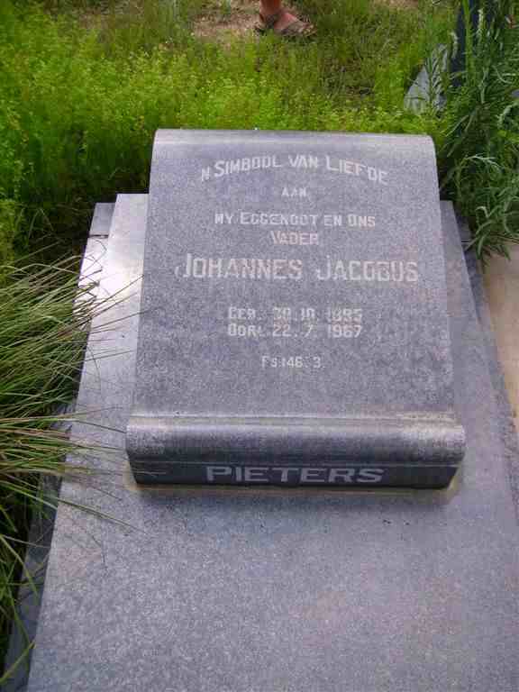 PIETERS Johannes Jacobus 1895-1967