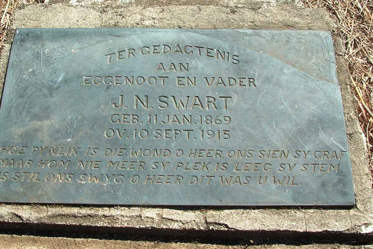 SWART J.N. 1869-1915