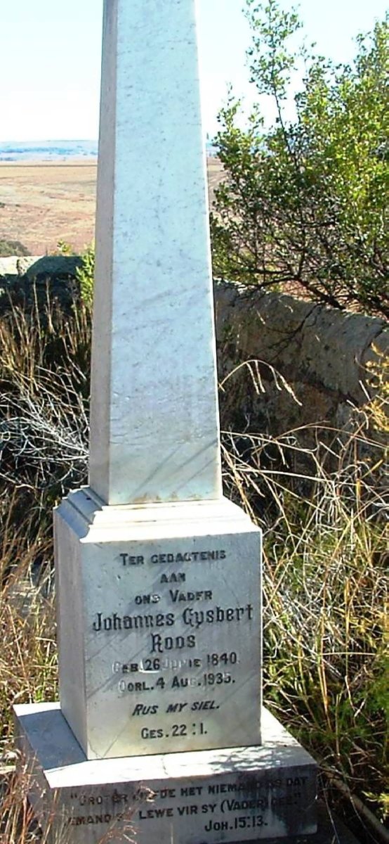 ROOS Johannes Gysbert 1840-1935