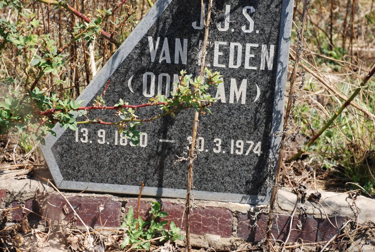 EEDEN J.J.S., van 1890-1974
