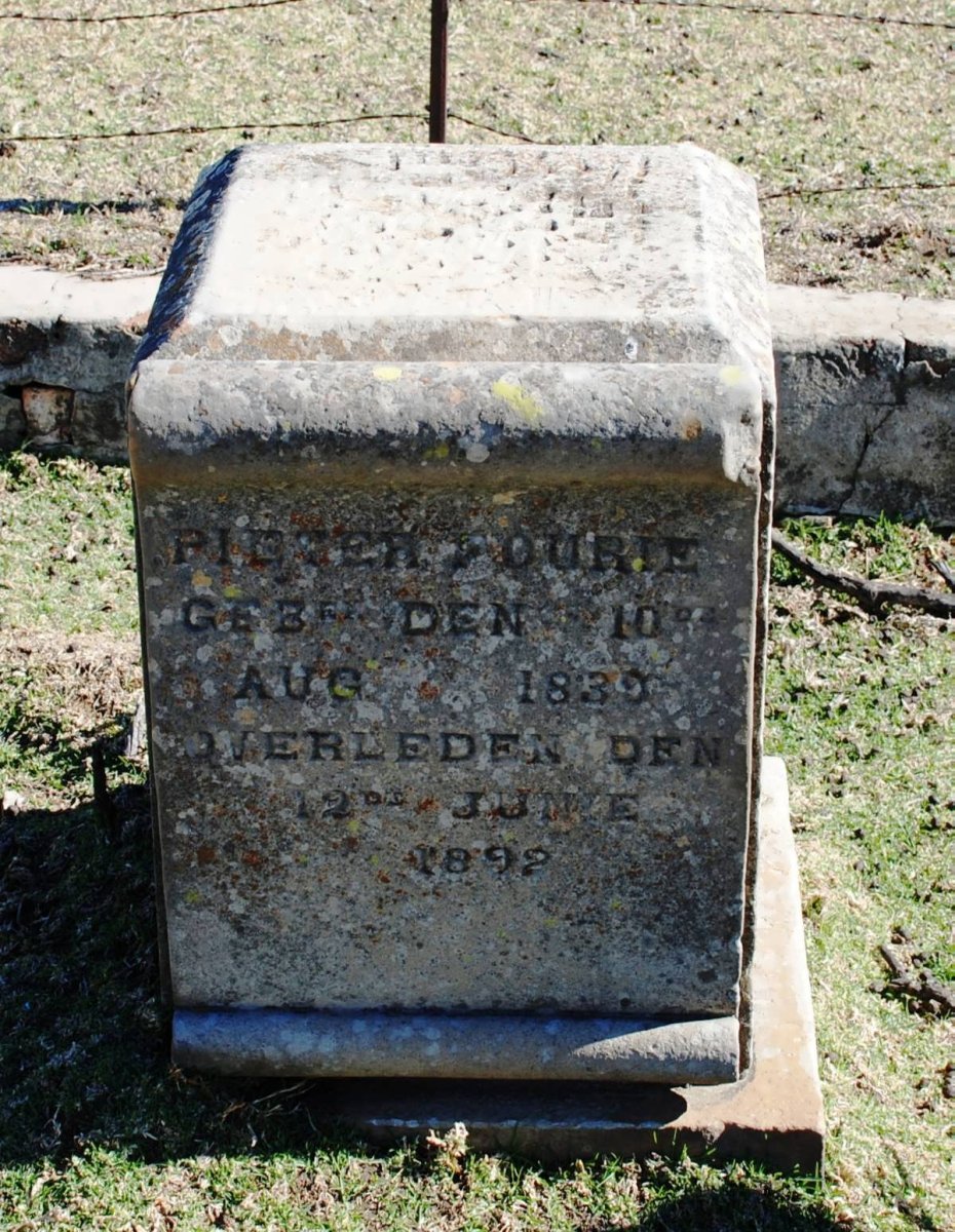FOURIE Pieter 1839-1892