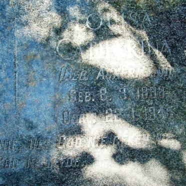 CILLIERS Louisa Catharina nee Ackermann 1898-1945