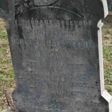 BOTHA Cornelus Gudeon 1883-1935