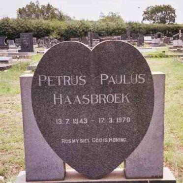 HAASBROEK Petrus Paulus 1943-1970