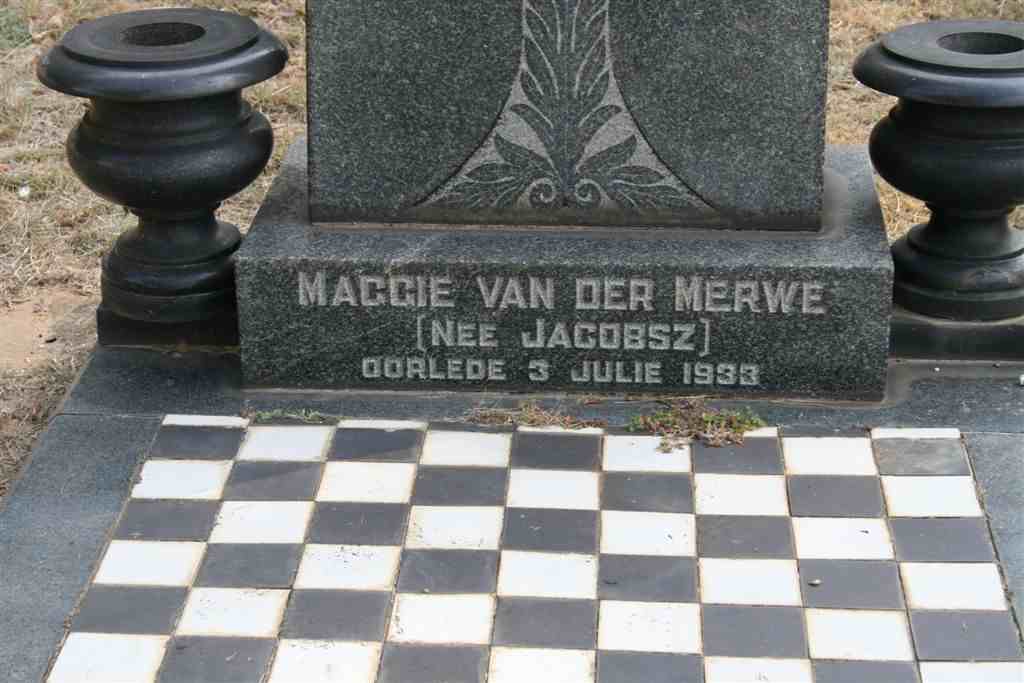 MERWE Maggie, van der nee JACOBSZ -1933
