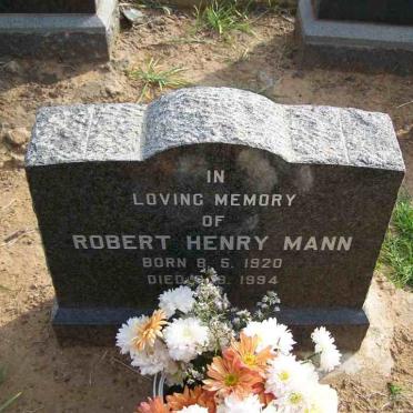 MANN Robert Henry 1920-1994