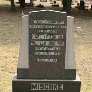 MISCHKE Carl Friedrich Wilhelm 1875-1926