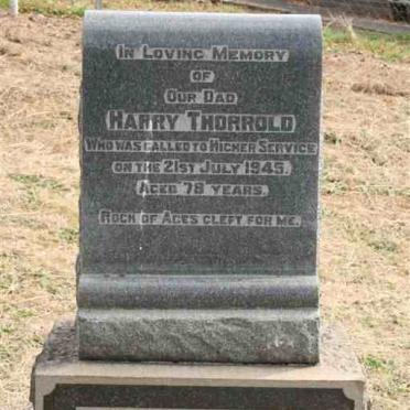 THORROLD Harry -1945
