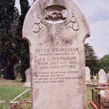 VERMEULEN Hettie 1895-1911