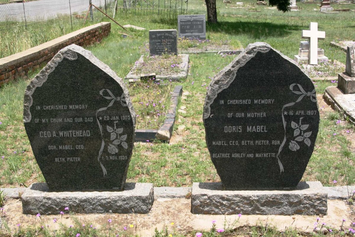 WHITEHEAD Geo. A. 1905-1959 & Doris Mabel 1907-
