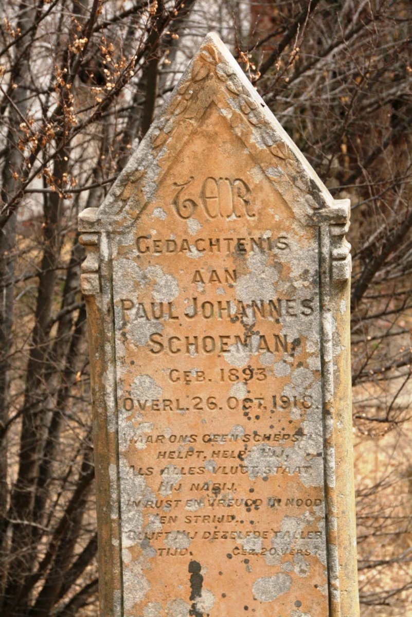 SCHOEMAN Paul Johannes 1893-1918