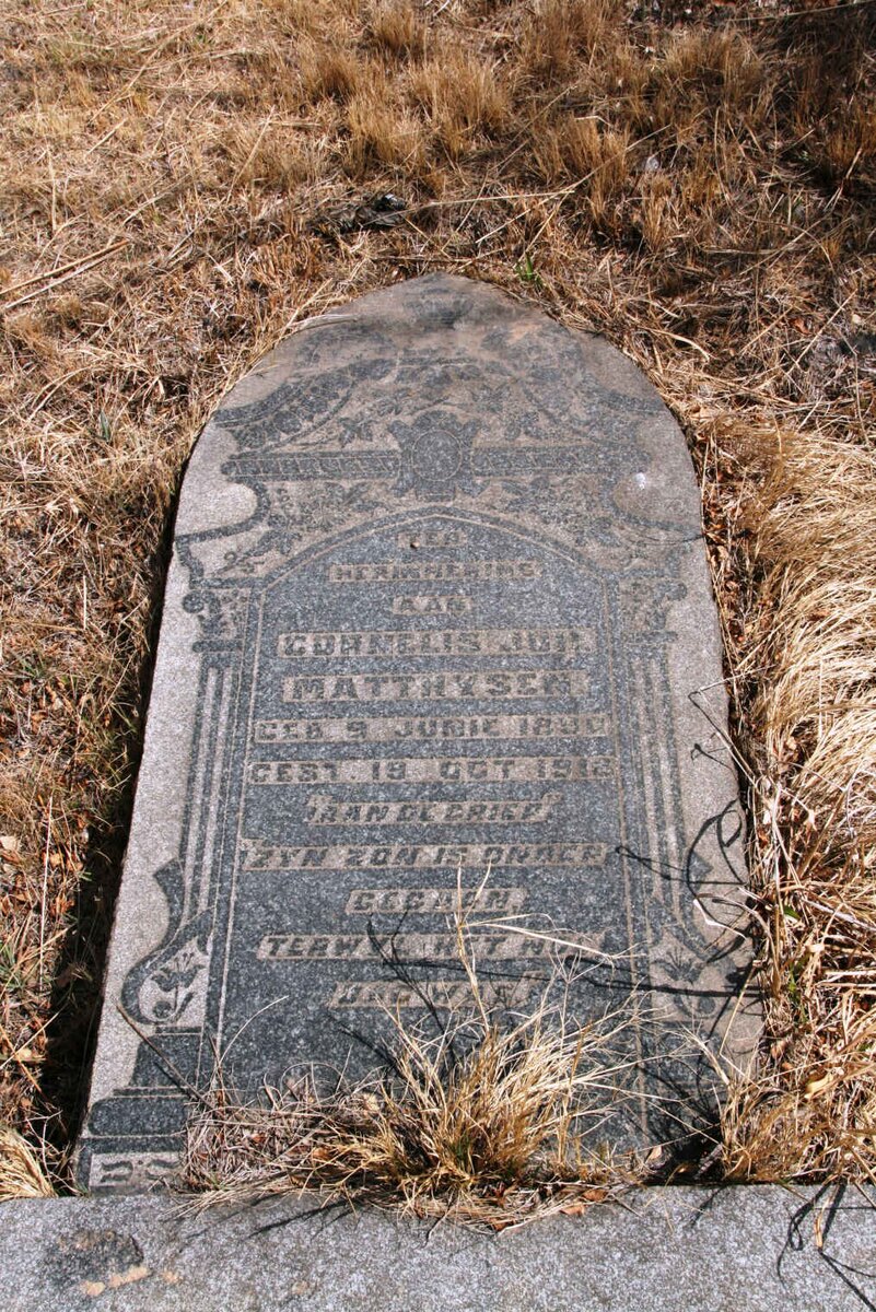 MATTHYSEN Cornelis Joh. 1890-1918