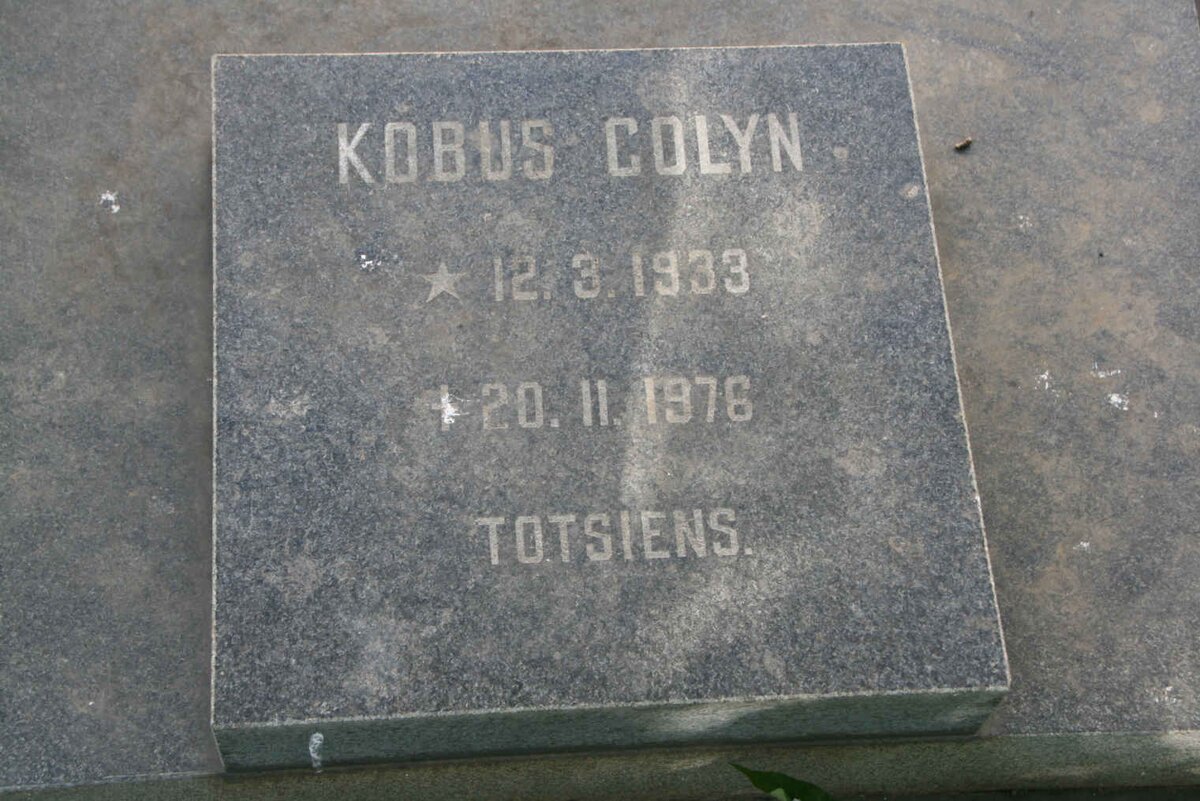 COLYN Kobus 1933-1976