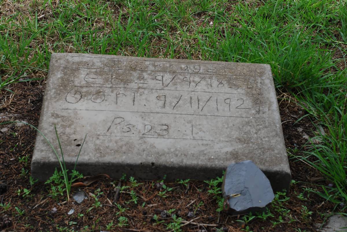KRUGER J.J. 1854-1929