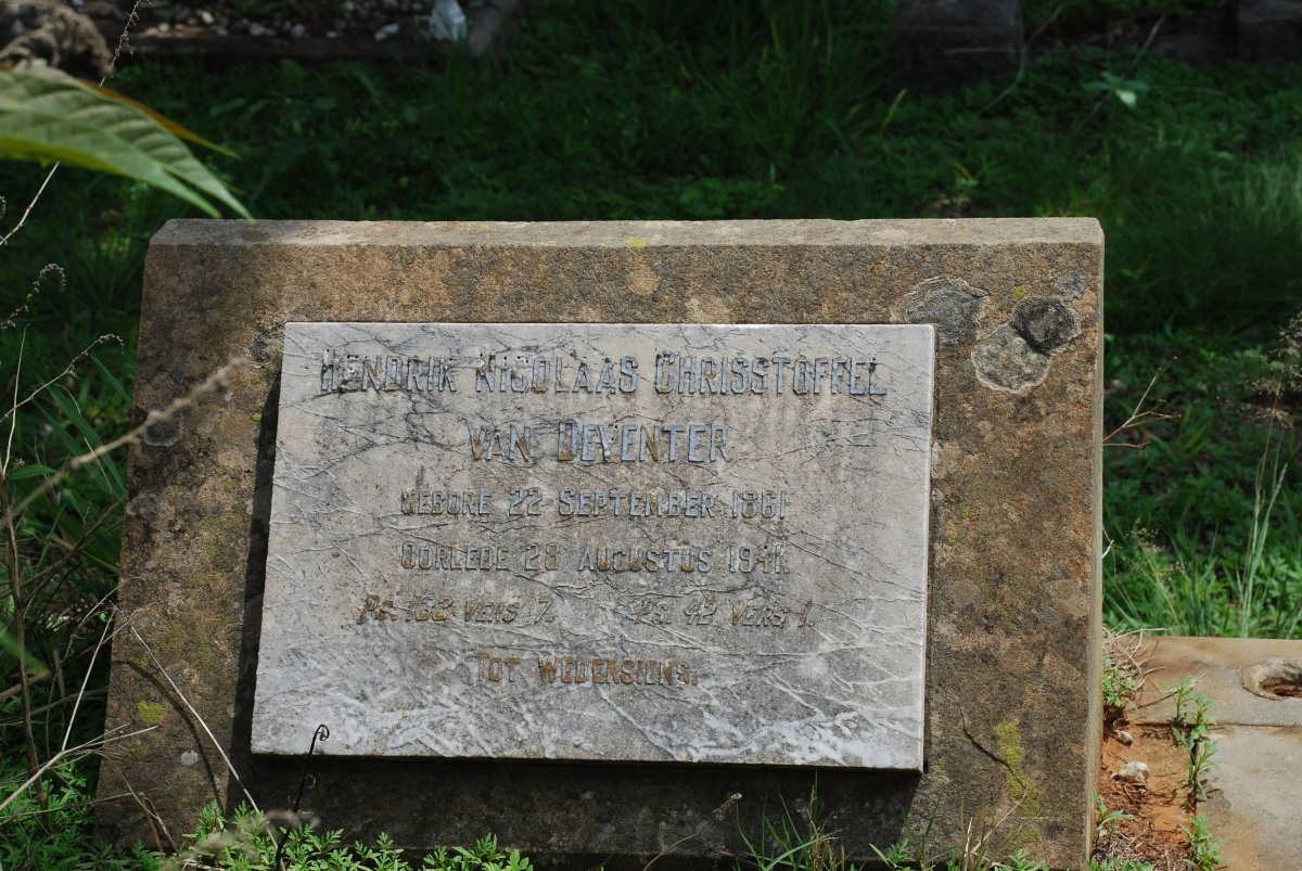 DEVENTER Hendrik Nicolaas Chrisstoffel, van 1861-1941