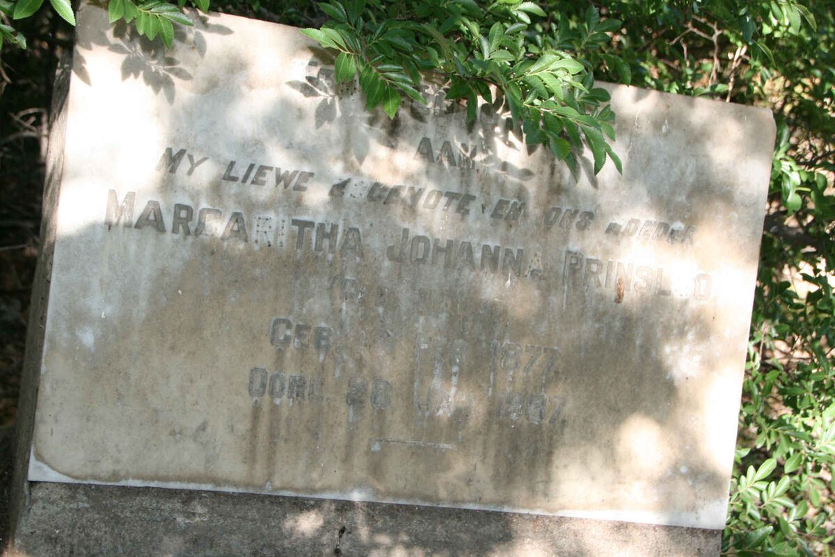 PRINSLOO Margaritha Johanna nee NAUDE 1877-1937