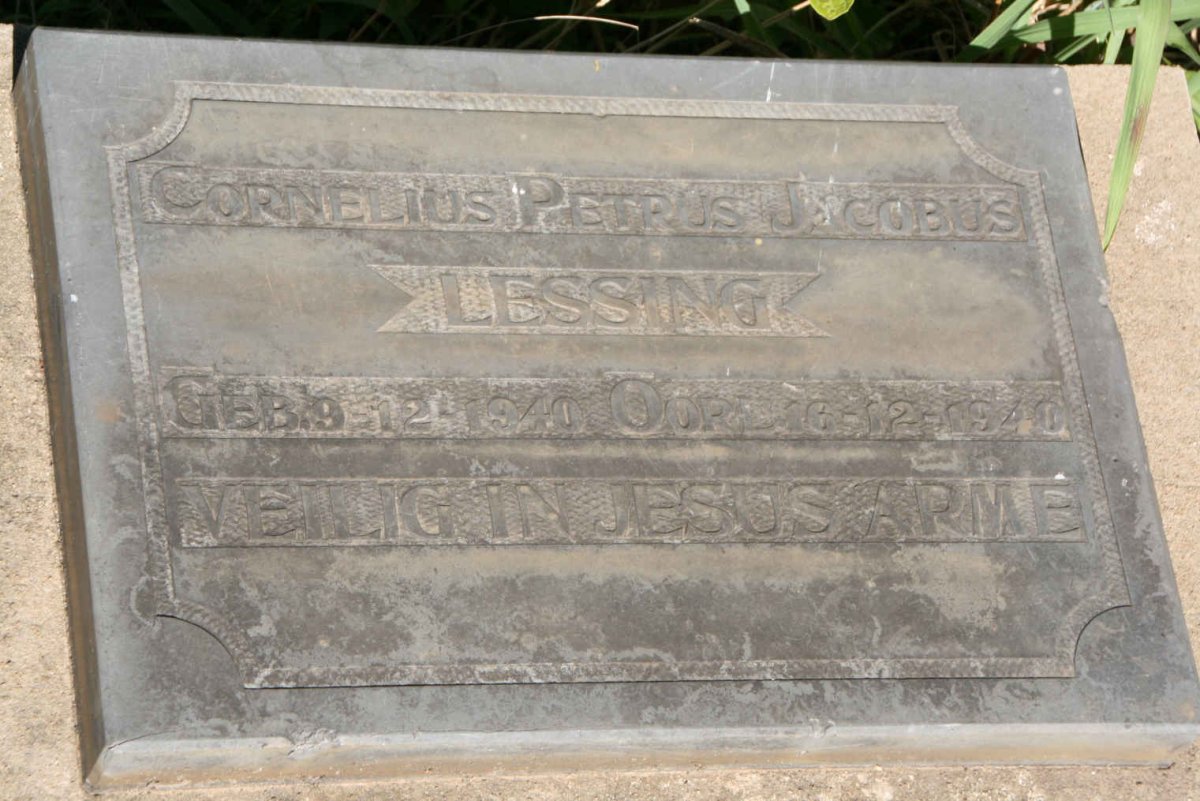 LESSING Cornelius Petrus Jacobus 1940-1940