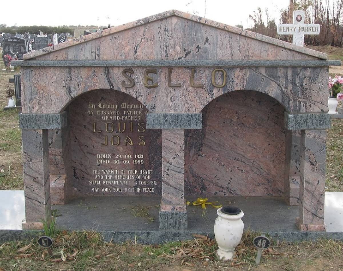 SELLO Louis Joas 1921-1999