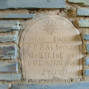 ALBERTZE P.F.P. 1893-1901