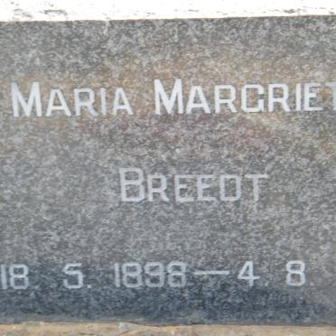 BREEDT Maria Margrieta 1898-1901