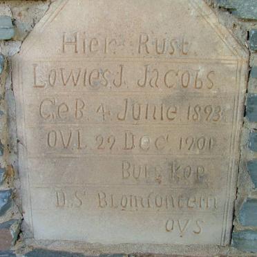 JACOBS Lowies J. 1893-1901